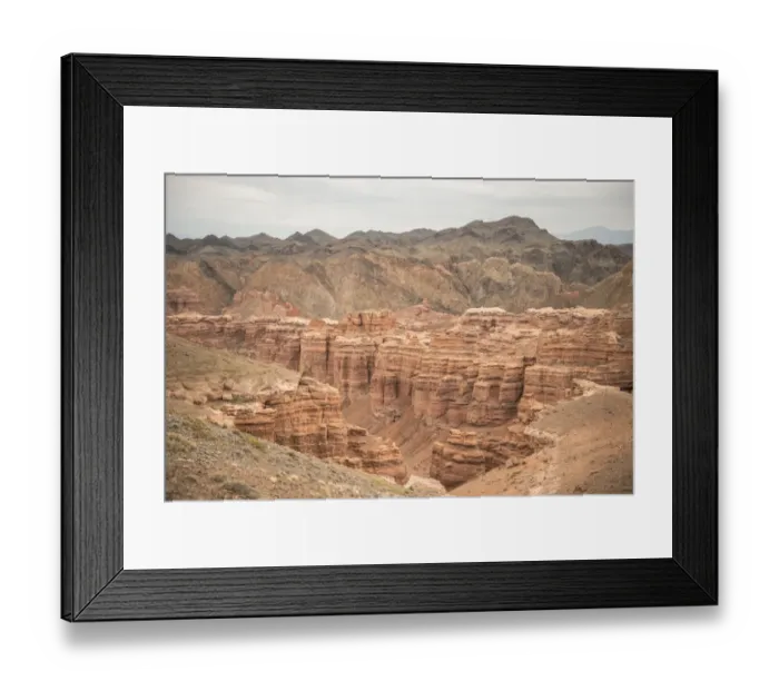 Framed Print : Charyn Canyon near the Almaty city in Kazakhstan Framed Print : Charyn Canyon near the Almaty city in Kazakhstan