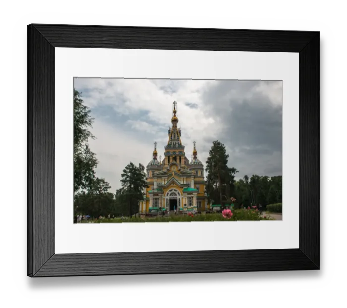 Framed Print : Ascension Cathedral, Panfilov Park, Almaty Framed Print : Ascension Cathedral, Panfilov Park, Almaty