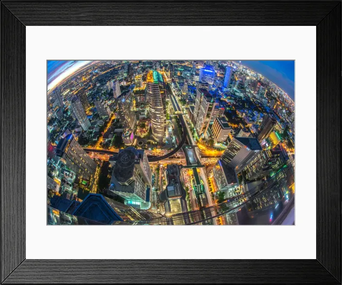 Framed Print : Bangkok skyline Framed Print : Bangkok skyline