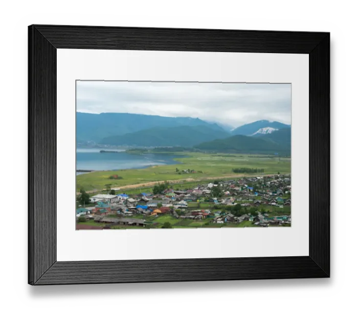 Framed Print : Russia, Baikal lake, Olkhon island, Khoujir Framed Print : Russia, Baikal lake, Olkhon island, Khoujir