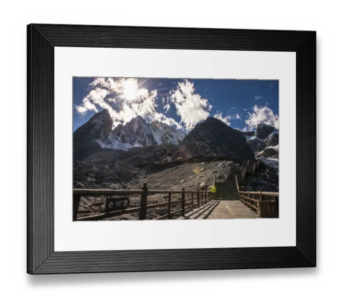 Framed Print : Jade dragon snow mountain Framed Print : Jade dragon snow mountain