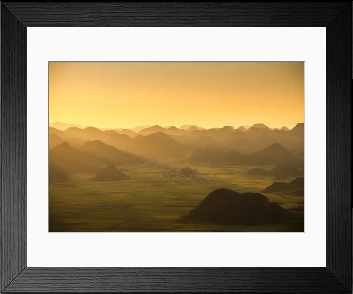 Framed Print : Luoping sunshine Framed Print : Luoping sunshine