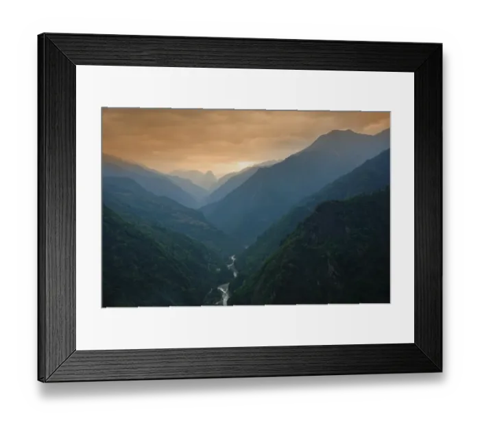 Framed Print : On the way to sikkim
