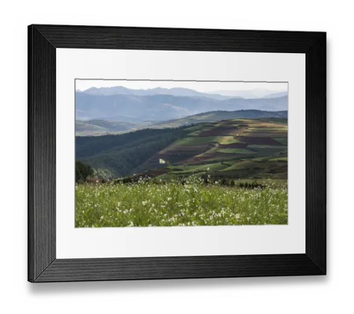 Framed Print : Dongchuan hongtu di Framed Print : Dongchuan hongtu di