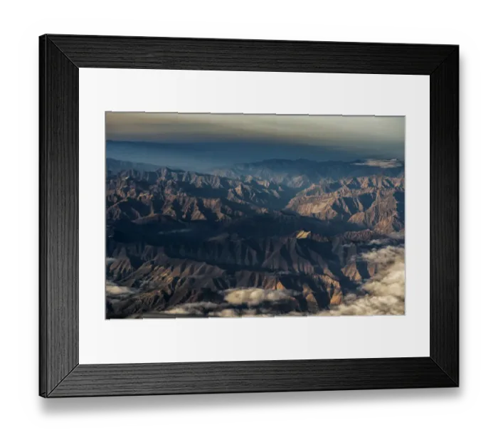 Framed Print : On the plane, xinjiang