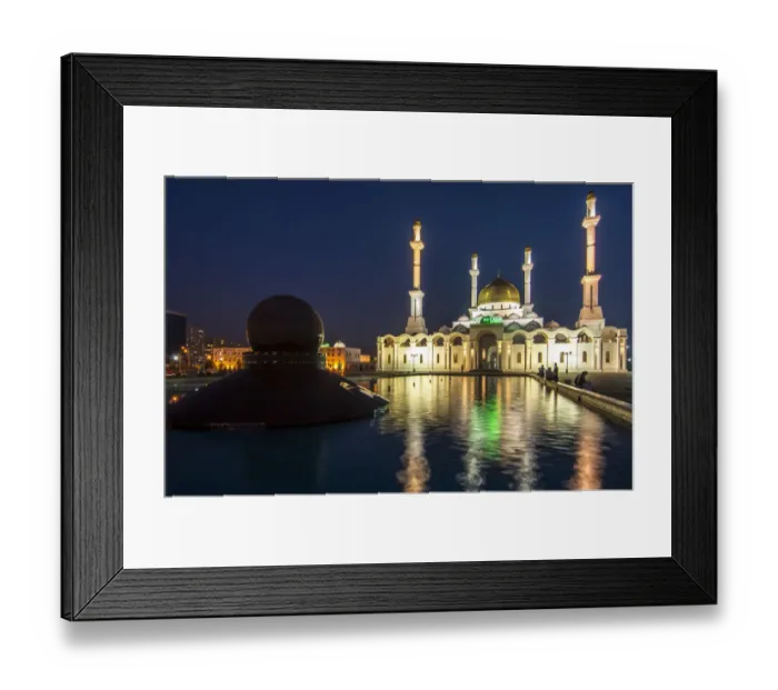 Framed Print : Mosque in Astana. Nur Astana Framed Print : Mosque in Astana. Nur Astana