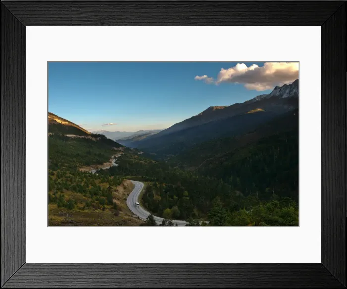 Framed Print : On the high road Framed Print : On the high road