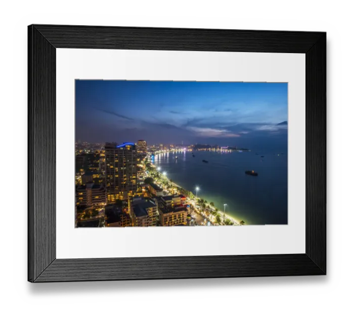 Framed Print : Pattaya city Framed Print : Pattaya city