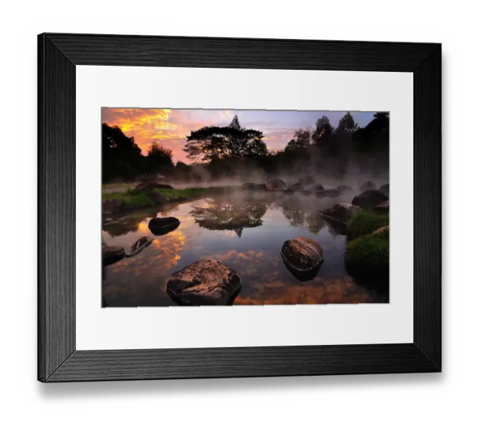 Framed Print : Colourful reflection