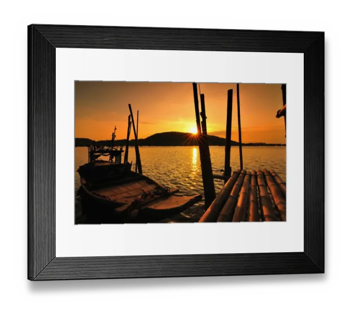 Framed Print : Old pier. thailand Framed Print : Old pier. thailand