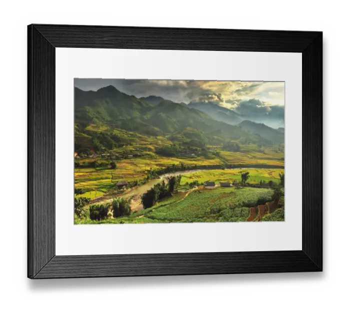 Framed Print : Santa village Framed Print : Santa village