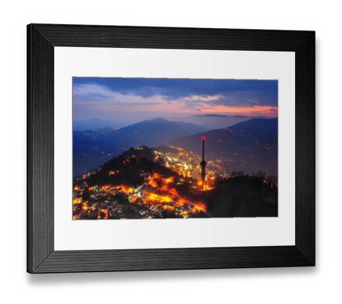 Framed Print : Gangtok city Framed Print : Gangtok city