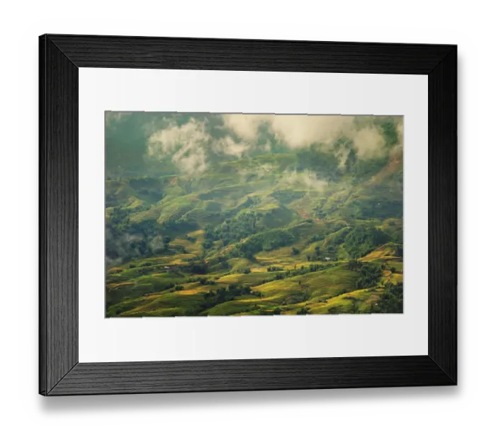 Framed Print : Sapa landscape Framed Print : Sapa landscape