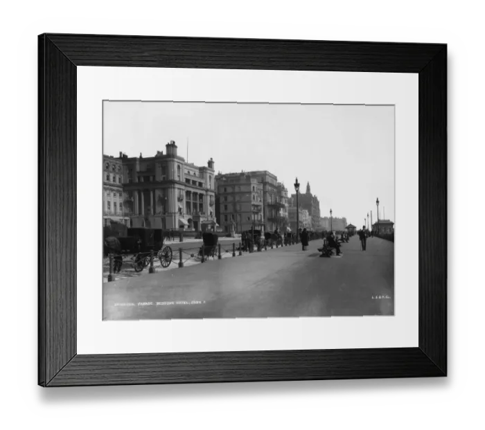 Framed Print : Brighton Parade Framed Print : Brighton Parade