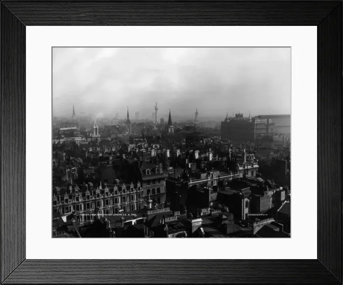 Framed Print : London From Bow Framed Print : London From Bow