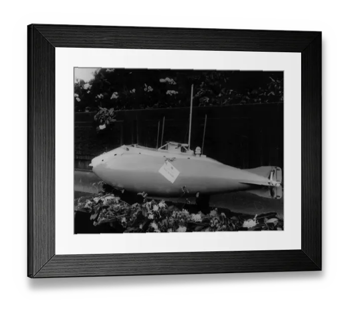 Framed Print : First Submarine