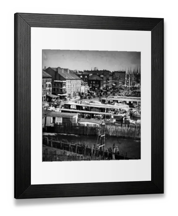 Framed Print : New York Quay