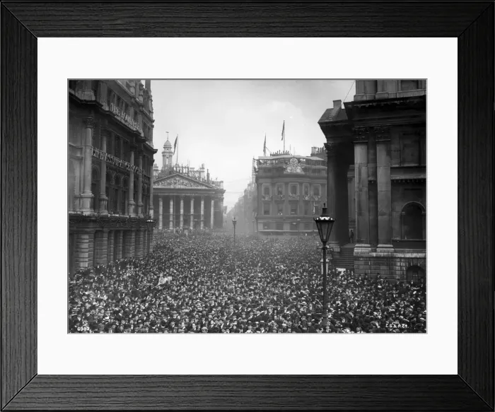Framed Print : Peace Day Crowds Framed Print : Peace Day Crowds