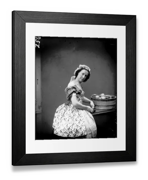 Framed Print : Oyster Girl Framed Print : Oyster Girl