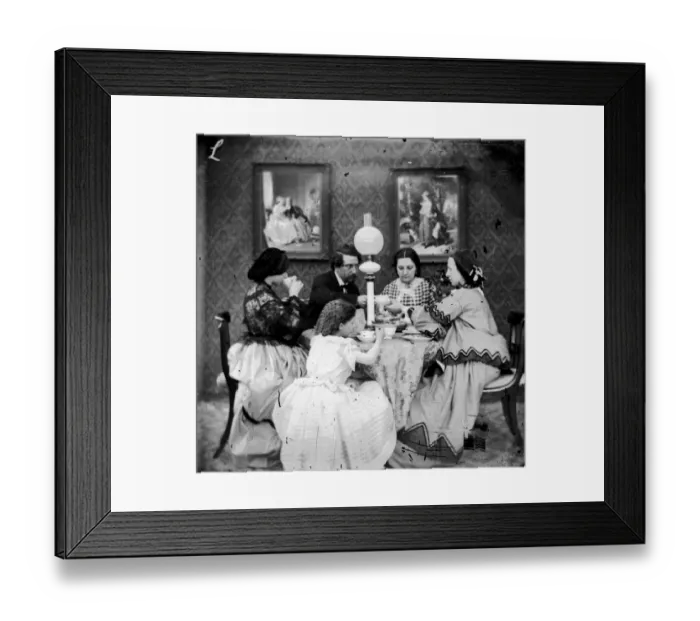 Framed Print : Family Meal Framed Print : Family Meal