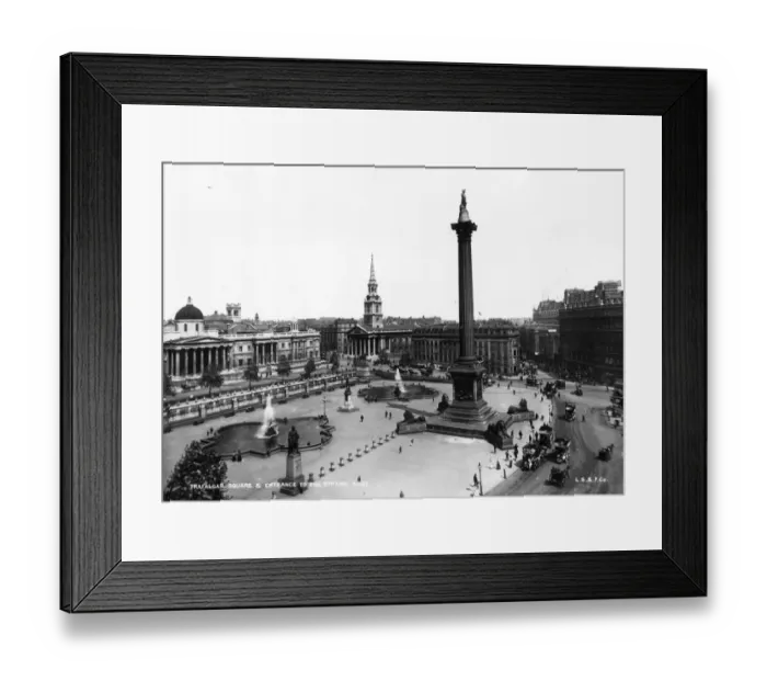 Framed Print : Trafalgar Square Framed Print : Trafalgar Square