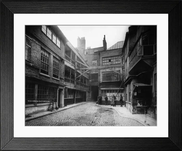 Framed Print : Old George Inn Framed Print : Old George Inn