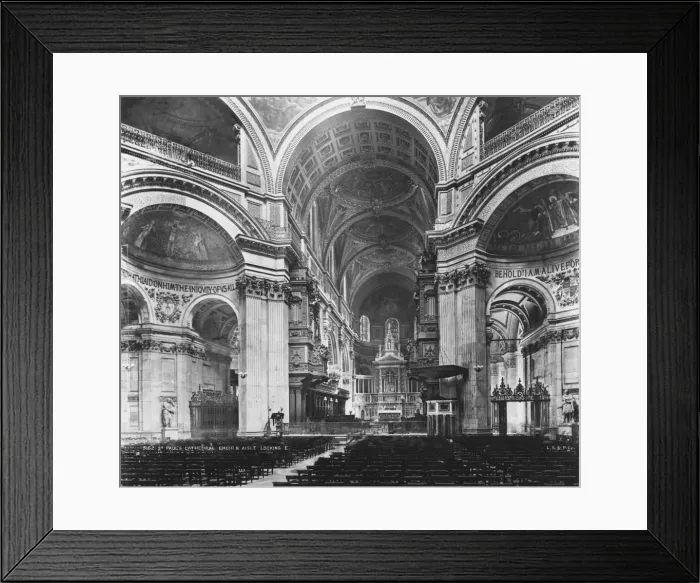 Framed Print : St Pauls Interior Framed Print : St Pauls Interior