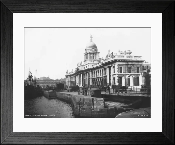 Framed Print : Custom House Framed Print : Custom House