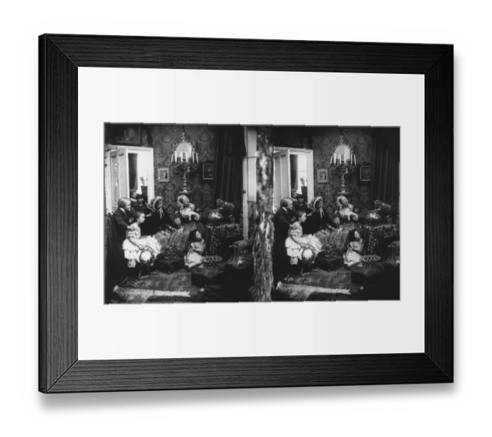 Framed Print : Family Scene Framed Print : Family Scene