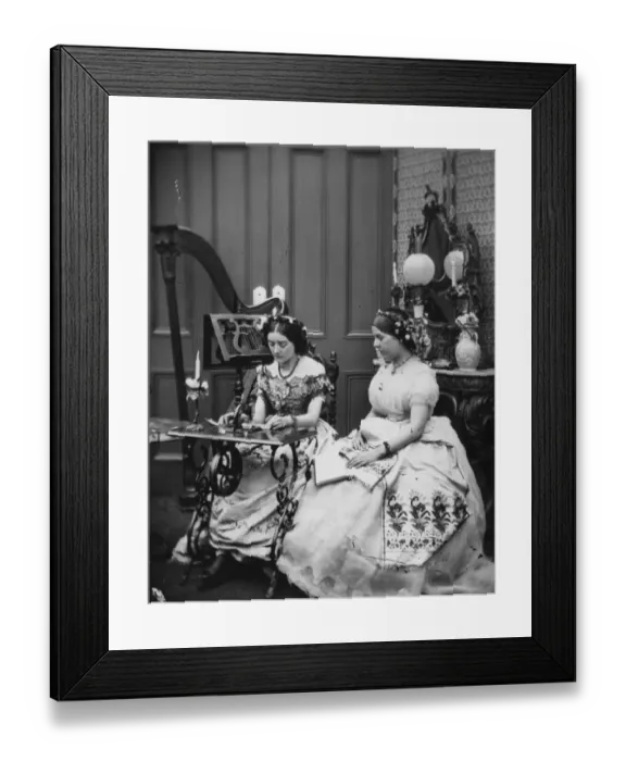 Framed Print : Sewing Machine