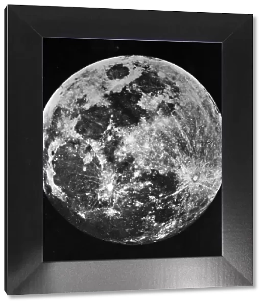 The Moon. 1840: One of the first ever pictures of the moon taken by Dr