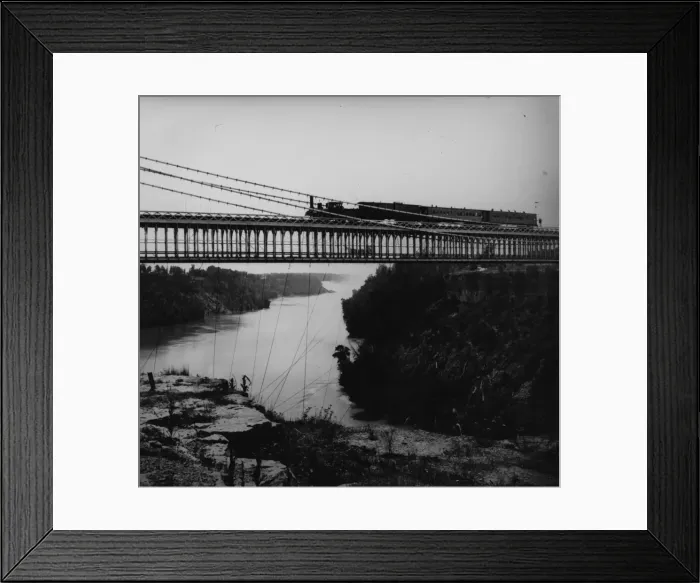 Framed Print : Crossing Niagara Framed Print : Crossing Niagara