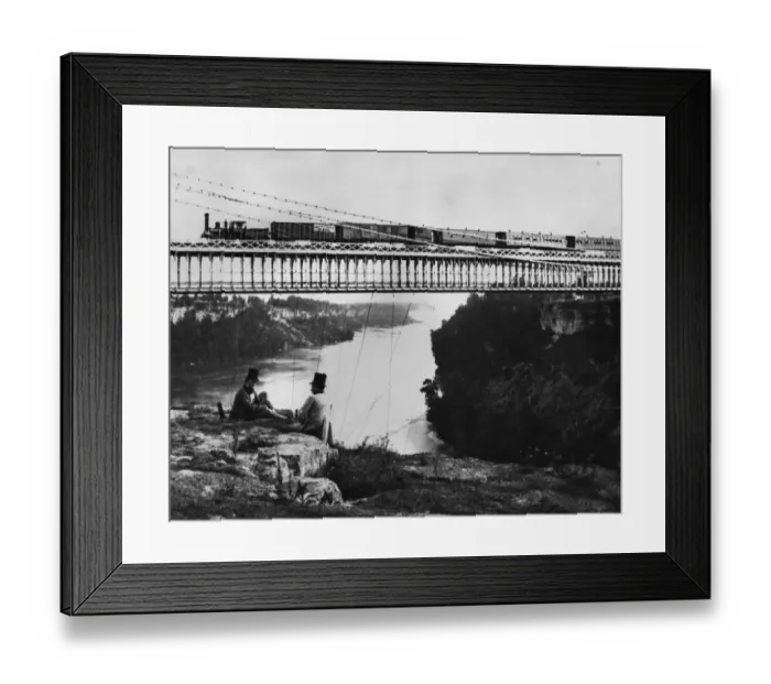 Framed Print : Suspended Railway Framed Print : Suspended Railway