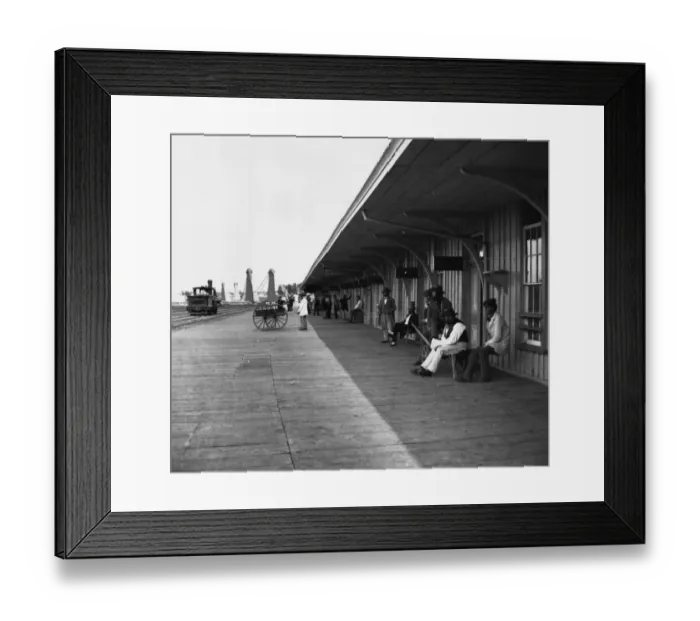 Framed Print : Clifton Depot Great Western Railway, Canada Framed Print : Clifton Depot Great Western Railway, Canada