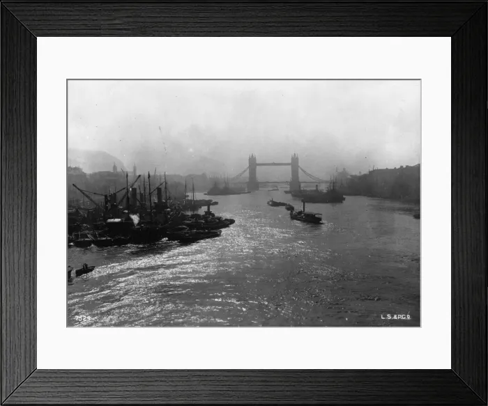 Framed Print : Craft On Thames