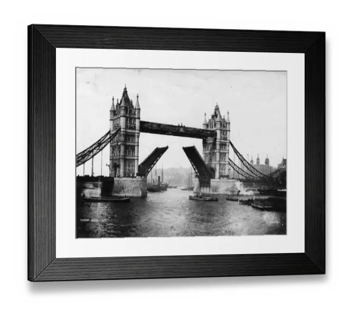 Framed Print : Bridge Opens