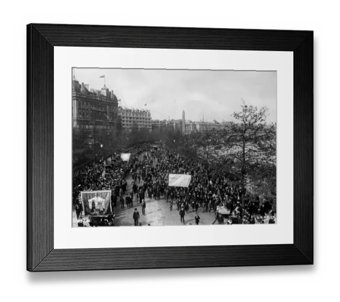 Framed Print : Protest March Framed Print : Protest March