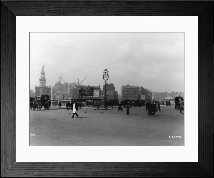 Framed Print : Aldwych Construction Framed Print : Aldwych Construction
