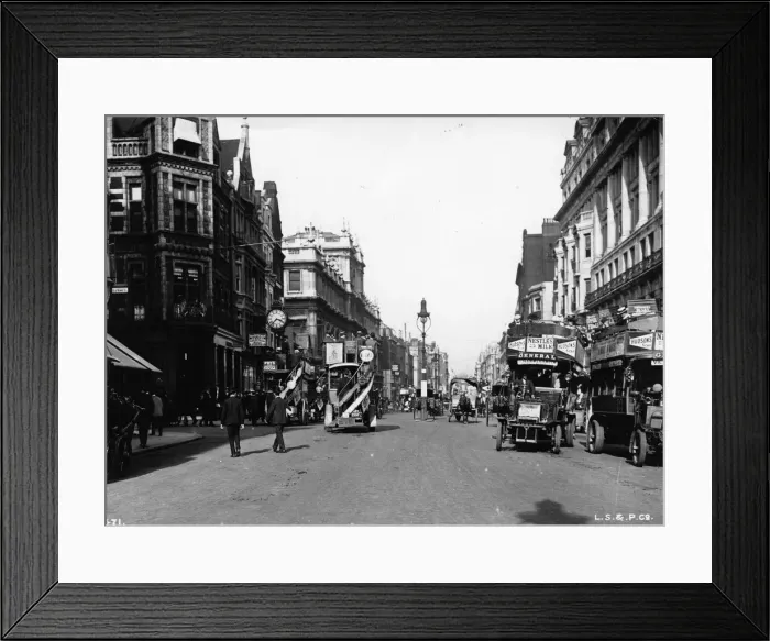 Framed Print : Buses In London Framed Print : Buses In London