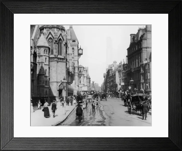 Framed Print : Fleet Street