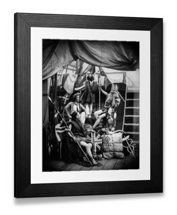 Framed Print : Britannia And Neptune Framed Print : Britannia And Neptune