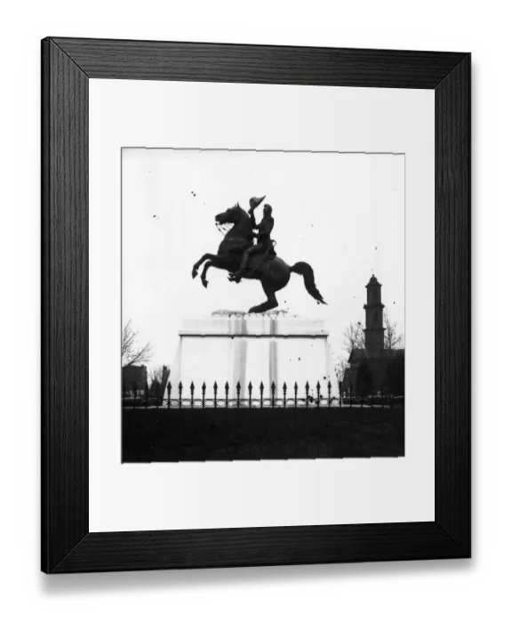 Framed Print : Jackson Statue Framed Print : Jackson Statue