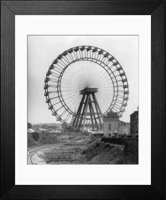 Framed Print : Earls Court Wheel Framed Print : Earls Court Wheel