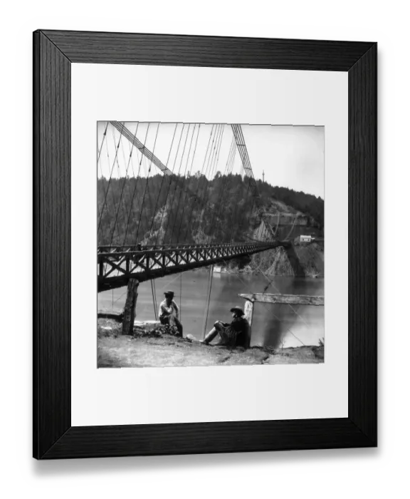 Framed Print : Lewiston Bridge Framed Print : Lewiston Bridge