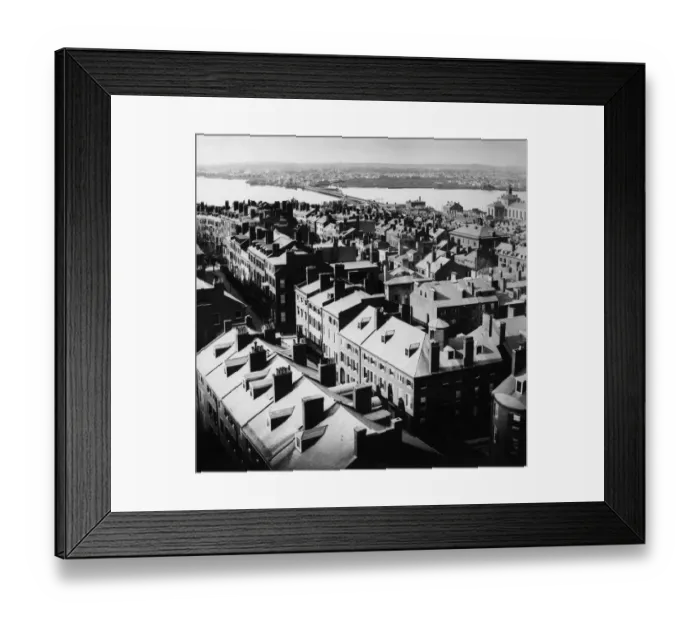 Framed Print : Boston View