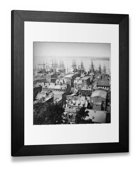 Framed Print : New York Harbour