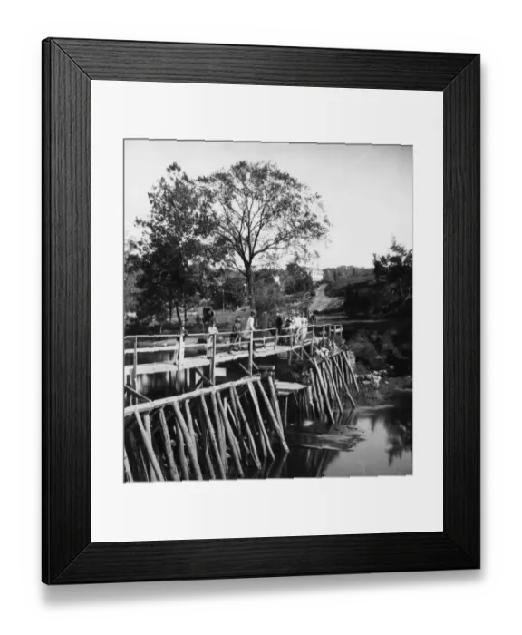 Framed Print : Rustic Bridge Framed Print : Rustic Bridge