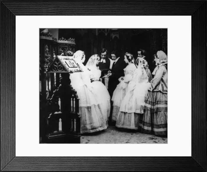 Framed Print : Victorian Wedding Framed Print : Victorian Wedding