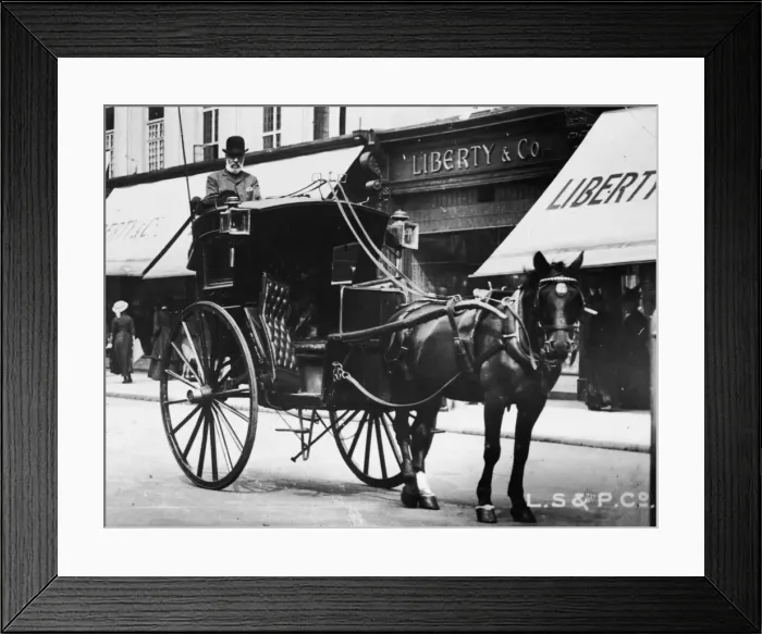 Framed Print : Hackney Cab Framed Print : Hackney Cab