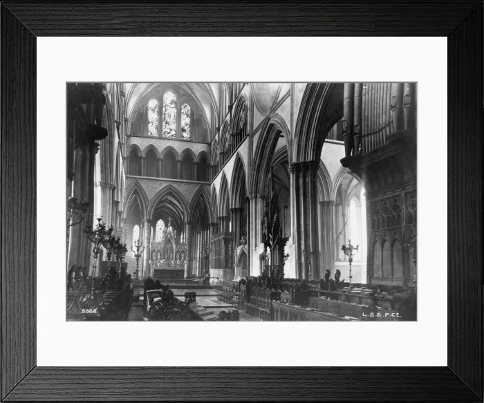 Framed Print : Cathedral Interior Framed Print : Cathedral Interior